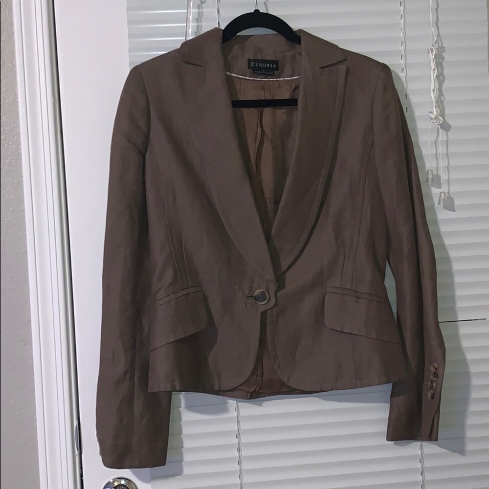 Zenobia blazer brown